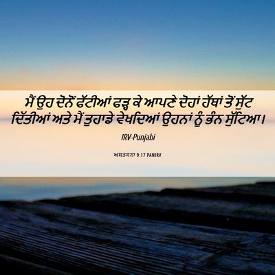 Picture 06 - ਅਸਤਸਨਾ 9:17 PANIRV - ਮੈਂ ਉਹ ਦੋਨੋਂ - Bible Verse Picture