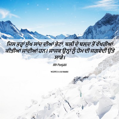 Picture 06 - ਅਹਬਾਰ 4:10 PANIRV - ਜਿਸ ਤਰ੍ਹਾਂ - Bible Verse Picture