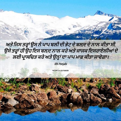 Picture 06 - ਅਹਬਾਰ 4:20 PANIRV - ਅਤੇ ਜਿਸ ਤਰ੍ਹਾਂ ਉਸ - Bible Verse Picture