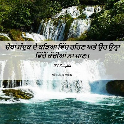 Picture 06 - ਖ਼ਰੋਜ 25:15 PANIRV - ਚੋਬਾਂ ਸੰਦੂਕ ਦੇ - Bible Verse Picture