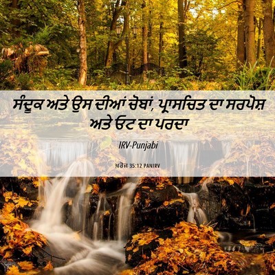 Picture 06 - ਖ਼ਰੋਜ 35:12 PANIRV - ਸੰਦੂਕ ਅਤੇ ਉਸ ਦੀਆਂ - Bible Verse Picture