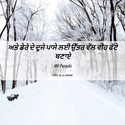 Picture 06 - ਖ਼ਰੋਜ 36:25 PANIRV - ਅਤੇ ਡੇਰੇ ਦੇ ਦੂਜੇ - Bible Verse Picture