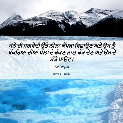 Picture 06 - ਗਿਣਤੀ 4:11 PANIRV - ਸੋਨੇ ਦੀ ਜਗਵੇਦੀ - Bible Verse Picture