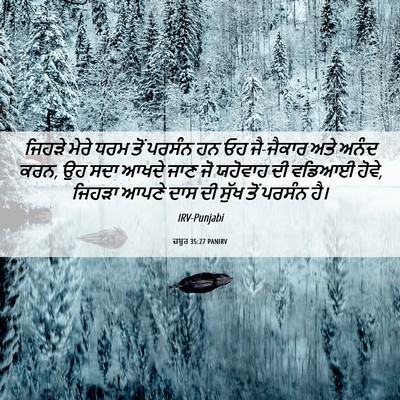 Picture 06 - ਜ਼ਬੂਰ 35:27 PANIRV - ਜਿਹੜੇ ਮੇਰੇ ਧਰਮ ਤੋਂ - Bible Verse Picture