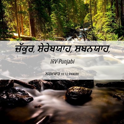 Picture 06 - ਨਹਮਯਾਹ 10:12 PANIRV - ਜ਼ੱਕੂਰ, ਸ਼ੇਰੇਬਯਾਹ, - Bible Verse Picture