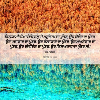 Picture 06 - ਨਹਮਯਾਹ 11:7 PANIRV - ਬਿਨਯਾਮੀਨੀਆਂ - Bible Verse Picture