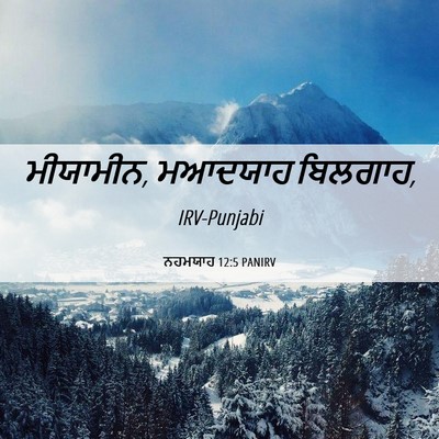 Picture 06 - ਨਹਮਯਾਹ 12:5 PANIRV - ਮੀਯਾਮੀਨ, ਮਆਦਯਾਹ - Bible Verse Picture