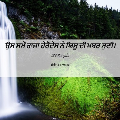 Picture 06 - ਮੱਤੀ 14:1 PANIRV - ਉਸ ਸਮੇਂ ਰਾਜਾ - Bible Verse Picture