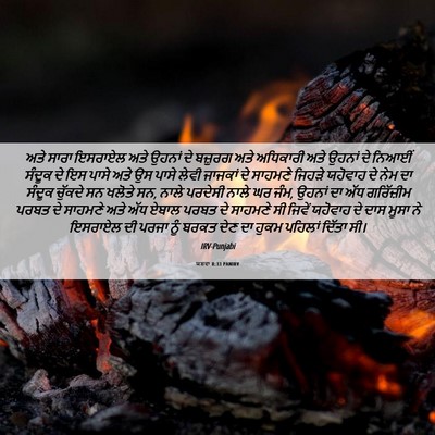 Picture 06 - ਯਸ਼ਵਾ 8:33 PANIRV - ਅਤੇ ਸਾਰਾ ਇਸਰਾਏਲ - Bible Verse Picture