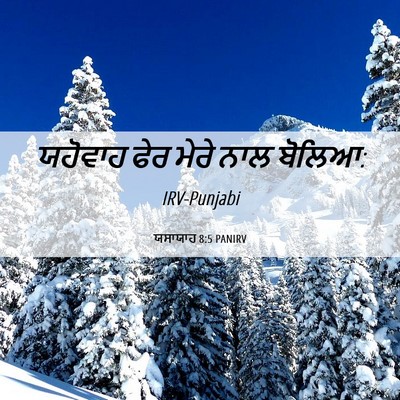 Picture 06 - ਯਸਾਯਾਹ 8:5 PANIRV - ਯਹੋਵਾਹ ਫੇਰ ਮੇਰੇ - Bible Verse Picture
