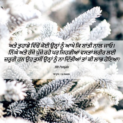 Picture 06 - ਯਾਕੂਬ 2:16 PANIRV - ਅਤੇ ਤੁਹਾਡੇ ਵਿੱਚੋਂ - Bible Verse Picture