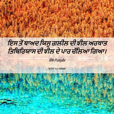 Picture 06 - ਯੂਹੰਨਾ 6:1 PANIRV - ਇਸ ਤੋਂ ਬਾਅਦ ਯਿਸੂ - Bible Verse Picture