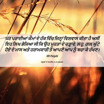 Picture 06 - ਰਸੂਲਾਂ ਦੇ ਕਰਤੱਬ 21:25 PANIRV - ਪਰ ਪਰਾਈਆਂ ਕੌਮਾਂ ਦੇ - Bible Verse Picture
