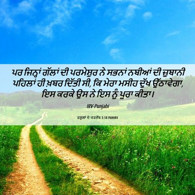 Picture 06 - ਰਸੂਲਾਂ ਦੇ ਕਰਤੱਬ 3:18 PANIRV - ਪਰ ਜਿਨ੍ਹਾਂ ਗੱਲਾਂ - Bible Verse Picture