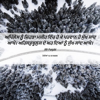 Picture 06 - ਰੋਮੀਆਂ 16:10 PANIRV - ਅਪਿੱਲੇਸ ਨੂੰ ਜਿਹੜਾ - Bible Verse Picture