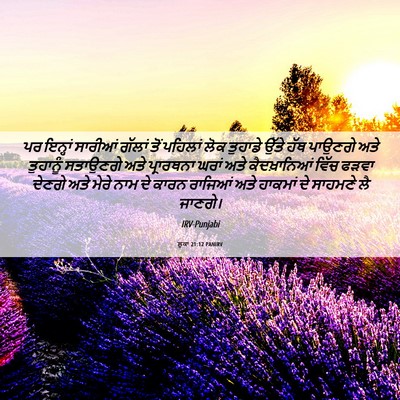 Picture 06 - ਲੂਕਾ 21:12 PANIRV - ਪਰ ਇਨ੍ਹਾਂ ਸਾਰੀਆਂ - Bible Verse Picture