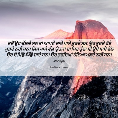 Picture 06 - ਹਿਜ਼ਕੀਏਲ 10:11 PANIRV - ਜਦੋਂ ਉਹ ਚੱਲਦੇ ਸਨ - Bible Verse Picture