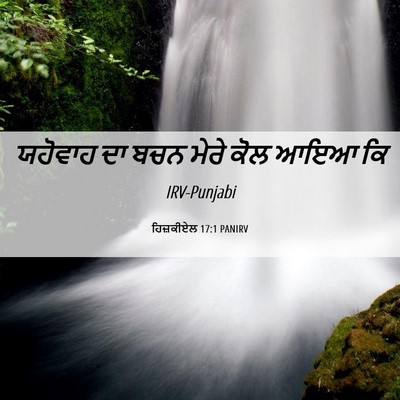 Picture 06 - ਹਿਜ਼ਕੀਏਲ 17:1 PANIRV - ਯਹੋਵਾਹ ਦਾ ਬਚਨ ਮੇਰੇ - Bible Verse Picture