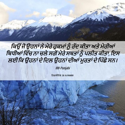 Picture 06 - ਹਿਜ਼ਕੀਏਲ 20:16 PANIRV - ਕਿਉਂ ਜੋ ਉਹਨਾਂ ਨੇ - Bible Verse Picture