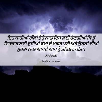 Picture 06 - ਹਿਜ਼ਕੀਏਲ 23:30 PANIRV - ਇਹ ਸਾਰੀਆਂ ਗੱਲਾਂ - Bible Verse Picture