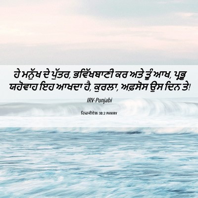 Picture 06 - ਹਿਜ਼ਕੀਏਲ 30:2 PANIRV - ਹੇ ਮਨੁੱਖ ਦੇ ਪੁੱਤਰ, - Bible Verse Picture