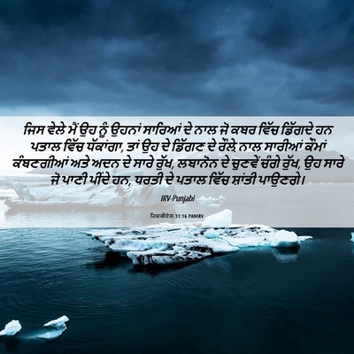 Picture 06 - ਹਿਜ਼ਕੀਏਲ 31:16 PANIRV - ਜਿਸ ਵੇਲੇ ਮੈਂ ਉਹ ਨੂੰ - Bible Verse Picture