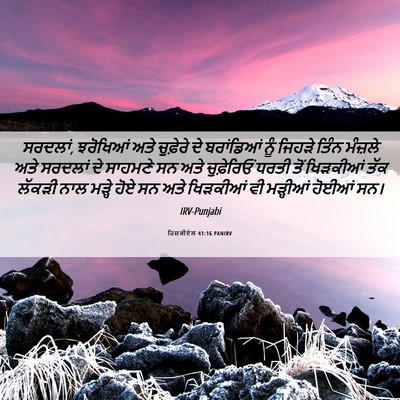 Picture 06 - ਹਿਜ਼ਕੀਏਲ 41:16 PANIRV - ਸਰਦਲਾਂ, ਝਰੋਖਿਆਂ - Bible Verse Picture