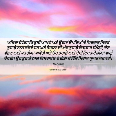 Picture 06 - ਹਿਜ਼ਕੀਏਲ 47:22 PANIRV - ਅਜਿਹਾ ਹੋਵੇਗਾ ਕਿ - Bible Verse Picture