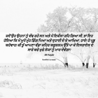 Picture 06 - ਹਿਜ਼ਕੀਏਲ 9:8 PANIRV - ਜਦੋਂ ਉਹ ਉਹਨਾਂ ਨੂੰ - Bible Verse Picture