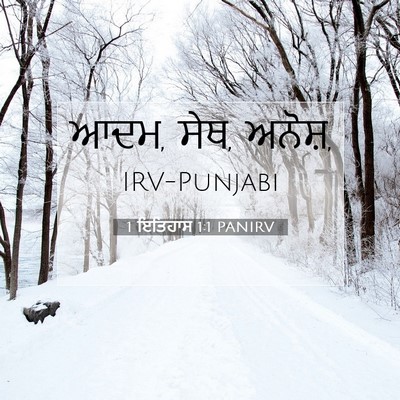 Picture 07 - 1 ਇਤਿਹਾਸ 1:1 PANIRV - ਆਦਮ, ਸੇਥ, - Bible Verse Picture
