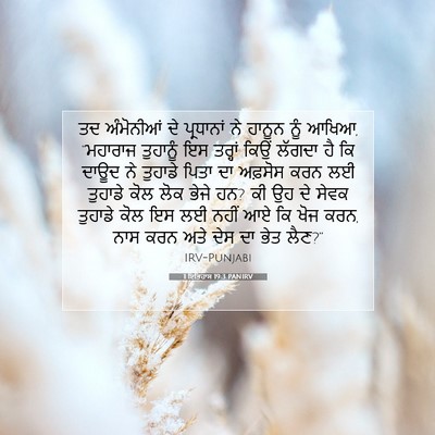 Picture 07 - 1 ਇਤਿਹਾਸ 19:3 PANIRV - ਤਦ ਅੰਮੋਨੀਆਂ ਦੇ - Bible Verse Picture