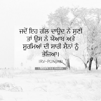 Picture 07 - 1 ਇਤਿਹਾਸ 19:8 PANIRV - ਜਦੋਂ ਇਹ ਗੱਲ ਦਾਊਦ ਨੇ - Bible Verse Picture