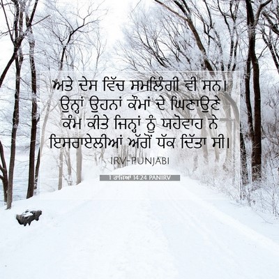 Picture 07 - 1 ਰਾਜਿਆਂ 14:24 PANIRV - ਅਤੇ ਦੇਸ ਵਿੱਚ - Bible Verse Picture