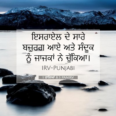 Picture 07 - 1 ਰਾਜਿਆਂ 8:3 PANIRV - ਇਸਰਾਏਲ ਦੇ ਸਾਰੇ - Bible Verse Picture