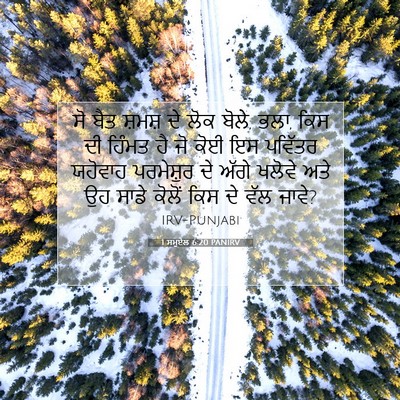 Picture 07 - 1 ਸਮੂਏਲ 6:20 PANIRV - ਸੋ ਬੈਤ ਸ਼ਮਸ਼ ਦੇ ਲੋਕ - Bible Verse Picture