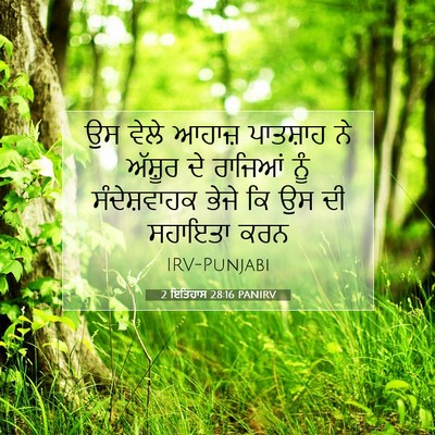 Picture 07 - 2 ਇਤਿਹਾਸ 28:16 PANIRV - ਉਸ ਵੇਲੇ ਆਹਾਜ਼ - Bible Verse Picture