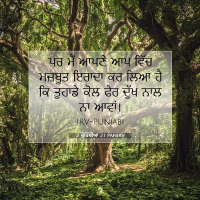 Picture 07 - 2 ਕੁਰਿੰਥੀਆਂ 2:1 PANIRV - ਪਰ ਮੈਂ ਆਪਣੇ ਆਪ ਵਿੱਚ - Bible Verse Picture