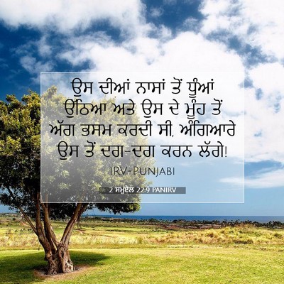 Picture 07 - 2 ਸਮੂਏਲ 22:9 PANIRV - ਉਸ ਦੀਆਂ ਨਾਸਾਂ ਤੋਂ - Bible Verse Picture