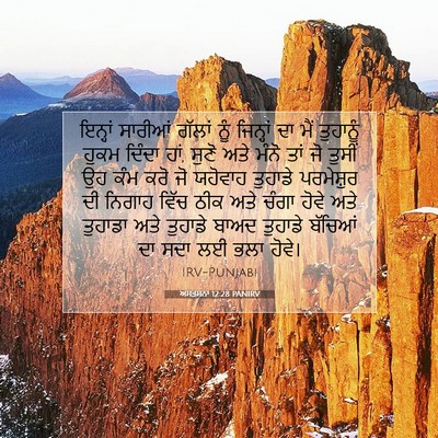 Picture 07 - ਅਸਤਸਨਾ 12:28 PANIRV - ਇਨ੍ਹਾਂ ਸਾਰੀਆਂ - Bible Verse Picture