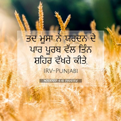 Picture 07 - ਅਸਤਸਨਾ 4:41 PANIRV - ਤਦ ਮੂਸਾ ਨੇ ਯਰਦਨ ਦੇ - Bible Verse Picture