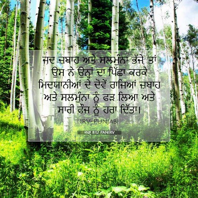 Picture 07 - ਕਜ਼ਾૃ 8:12 PANIRV - ਜਦ ਜ਼ਬਾਹ ਅਤੇ - Bible Verse Picture