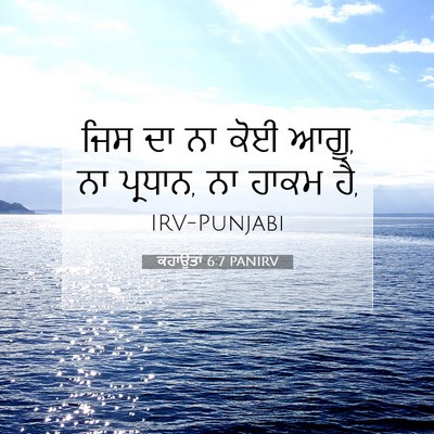 Picture 07 - ਕਹਾਉਤਾਂ 6:7 PANIRV - ਜਿਸ ਦਾ ਨਾ ਕੋਈ ਆਗੂ, - Bible Verse Picture