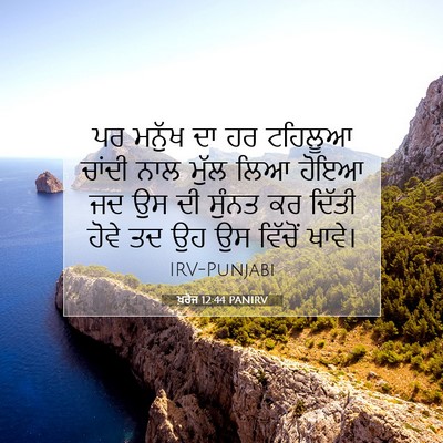 Picture 07 - ਖ਼ਰੋਜ 12:44 PANIRV - ਪਰ ਮਨੁੱਖ ਦਾ ਹਰ - Bible Verse Picture