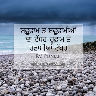 Picture 07 - ਗਿਣਤੀ 26:39 PANIRV - ਸ਼ਫ਼ੂਫ਼ਾਮ ਤੋਂ - Bible Verse Picture