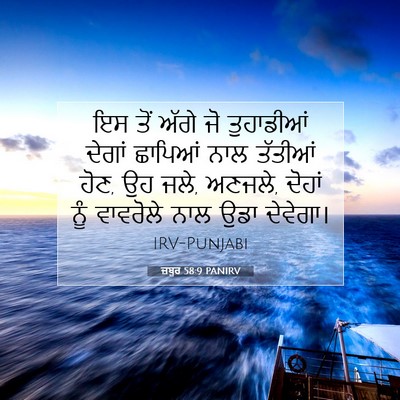 Picture 07 - ਜ਼ਬੂਰ 58:9 PANIRV - ਇਸ ਤੋਂ ਅੱਗੇ ਜੋ - Bible Verse Picture