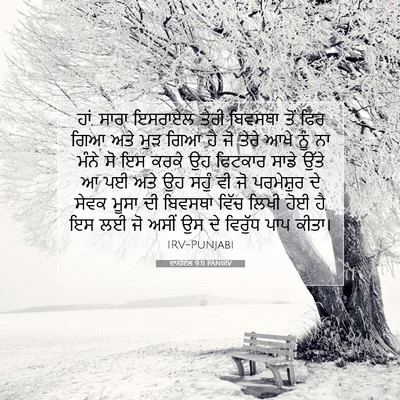 Picture 07 - ਦਾਨੀਏਲ 9:11 PANIRV - ਹਾਂ, ਸਾਰਾ ਇਸਰਾਏਲ - Bible Verse Picture