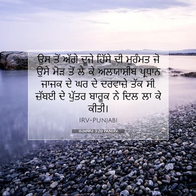 Picture 07 - ਨਹਮਯਾਹ 3:20 PANIRV - ਉਸ ਤੋਂ ਅੱਗੇ ਦੂਜੇ - Bible Verse Picture