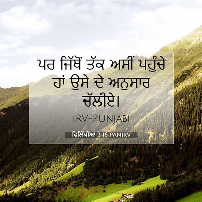 Picture 07 - ਫਿਲਿੱਪੀਆਂ 3:16 PANIRV - ਪਰ ਜਿੱਥੋਂ ਤੱਕ ਅਸੀਂ - Bible Verse Picture
