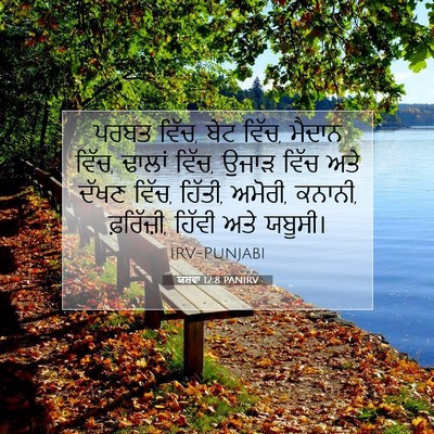Picture 07 - ਯਸ਼ਵਾ 12:8 PANIRV - ਪਰਬਤ ਵਿੱਚ, ਬੇਟ - Bible Verse Picture