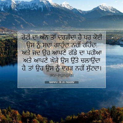 Picture 07 - ਯਸਾਯਾਹ 28:28 PANIRV - ਰੋਟੀ ਦਾ ਅੰਨ ਤਾਂ - Bible Verse Picture